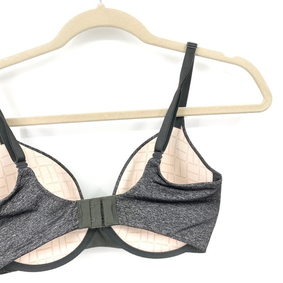 Victoria's Secret Women Size 32DDD Bra Heathered Gray Underwire Uplift Semi Demi - Picture 5 of 7